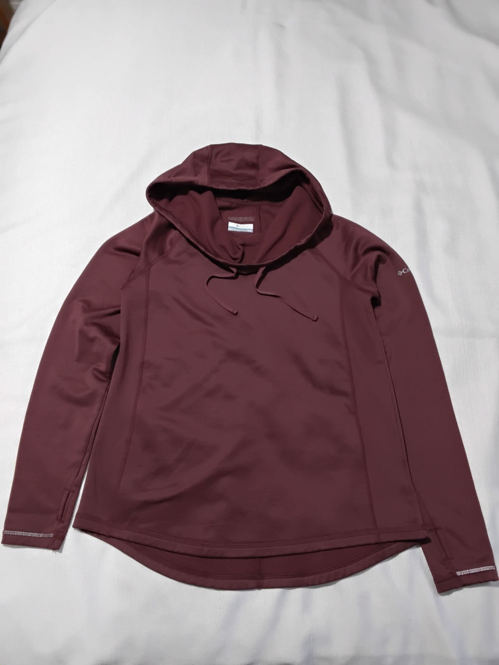 Columbia Omni Wick Women's Hooded Pullover - Maroon Sz M